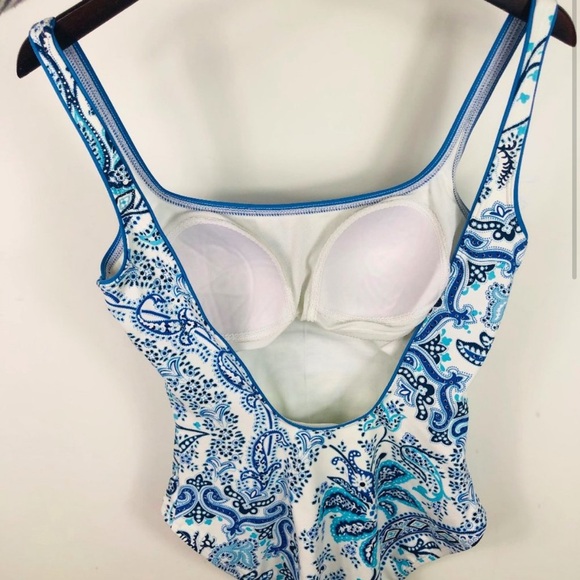 Make offer! Ralph Lauren Blue One Piece Swimsuit - Picture 2 of 8